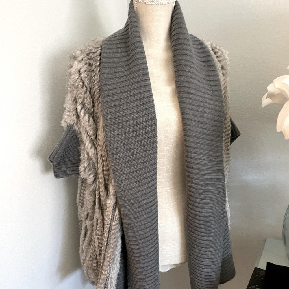 Haute hippie fur vest. Pre loved, size xs,s.  I’m a medium and it fits.